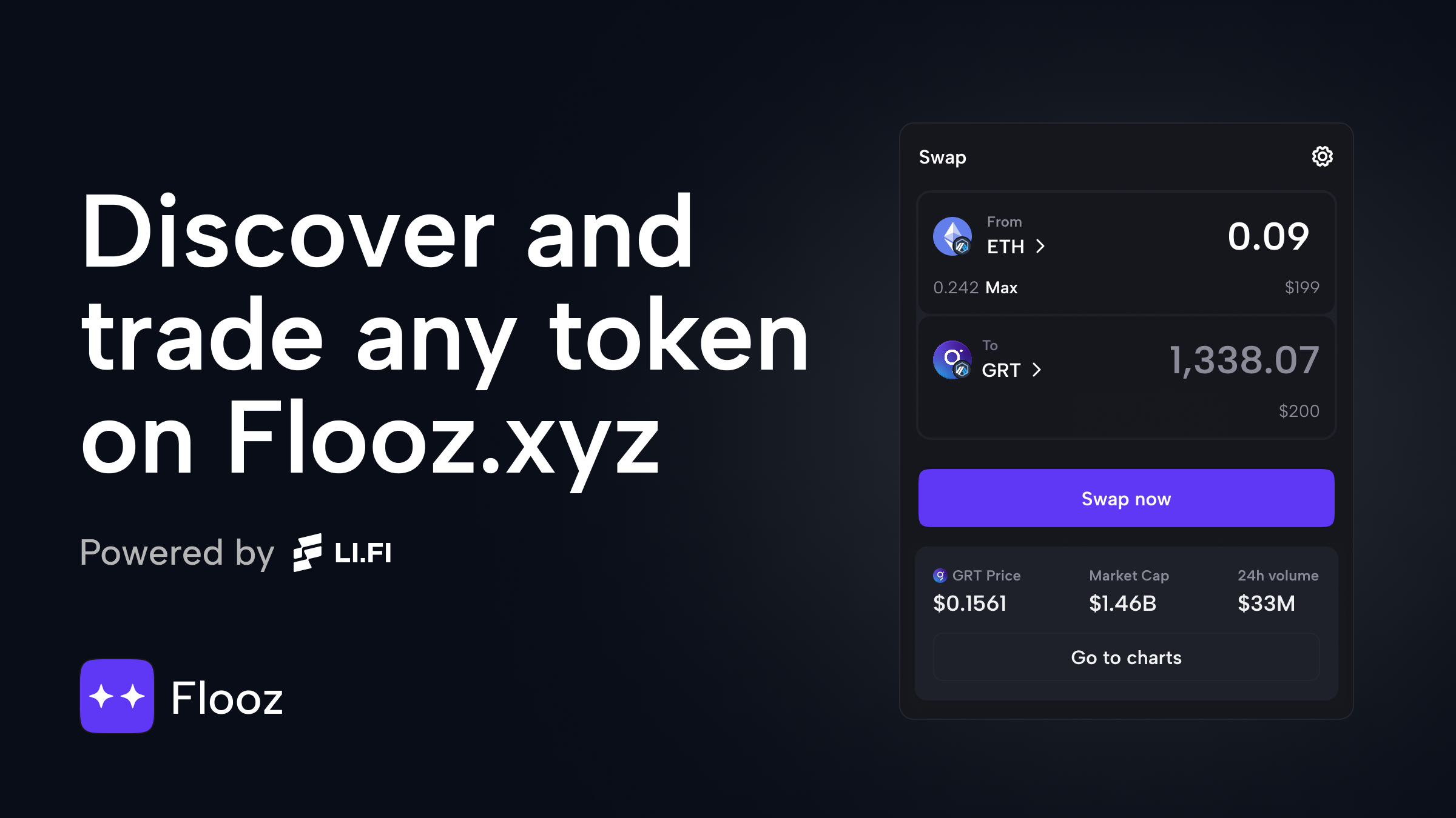 Discover and trade any token on Flooz.xyz