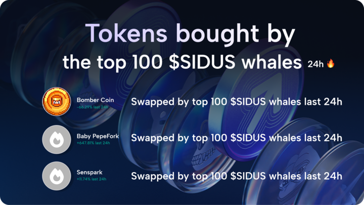 $SIDUS Top whales